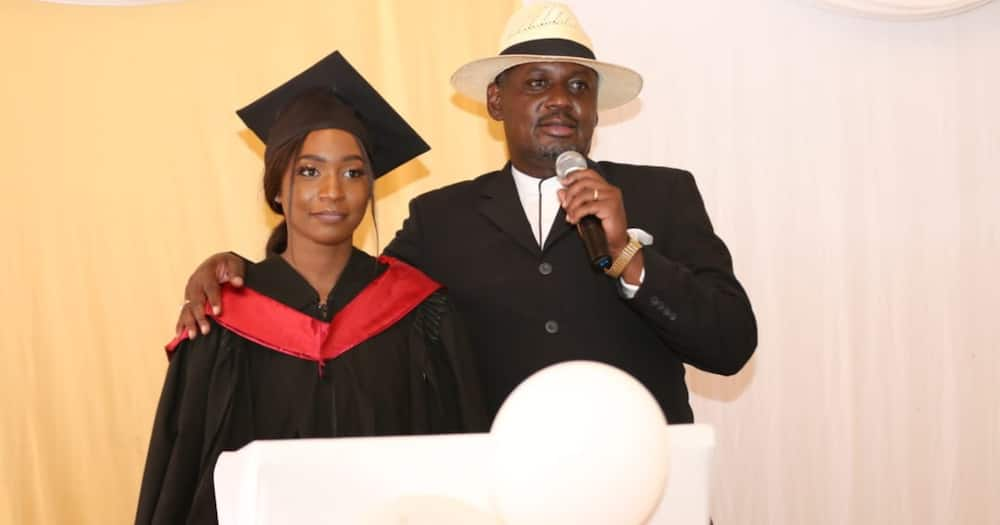 MP Otiende Amollo's daughter follows dad's footsteps, graduates with law degree