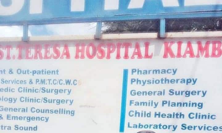 Kikuyu's St Teresa's Hospital closed indefinitely after woman bleeds to death during delivery