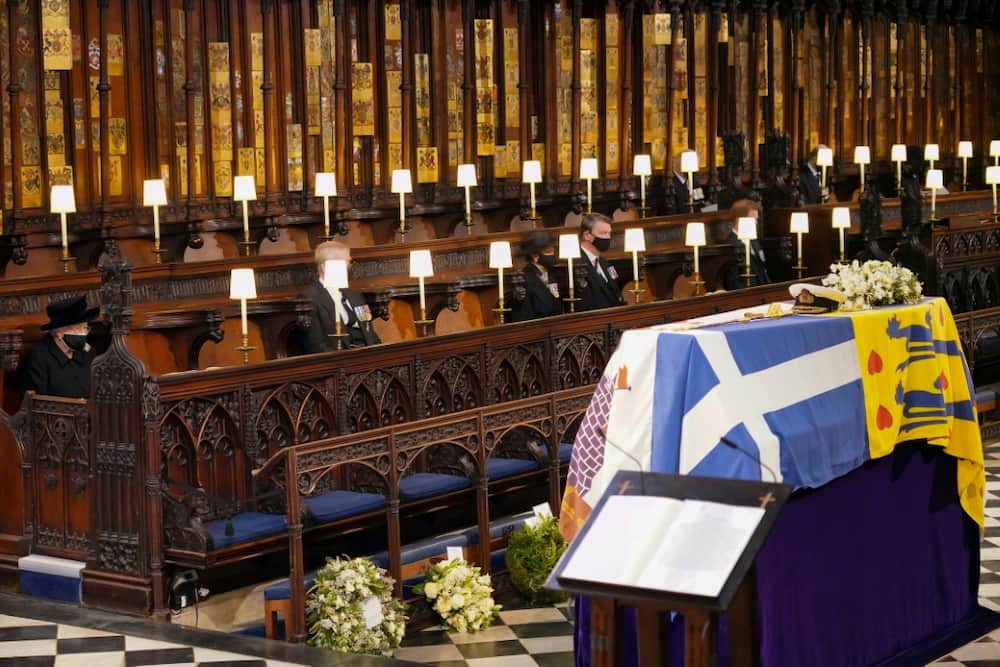 Prince Philip's coffin lies in the Royal Vault and will be moved to the memorial chapel after the queen's funeral