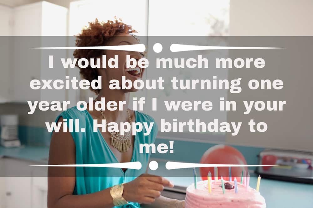 Funny birthday wishes to myself: Status and captions for social media -  