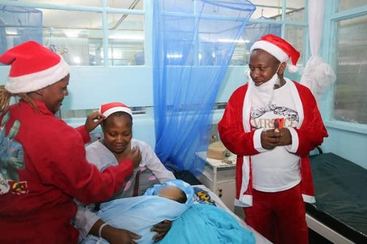 Sonko makes first public appearance since release from custody, treats new mothers to early Christmas