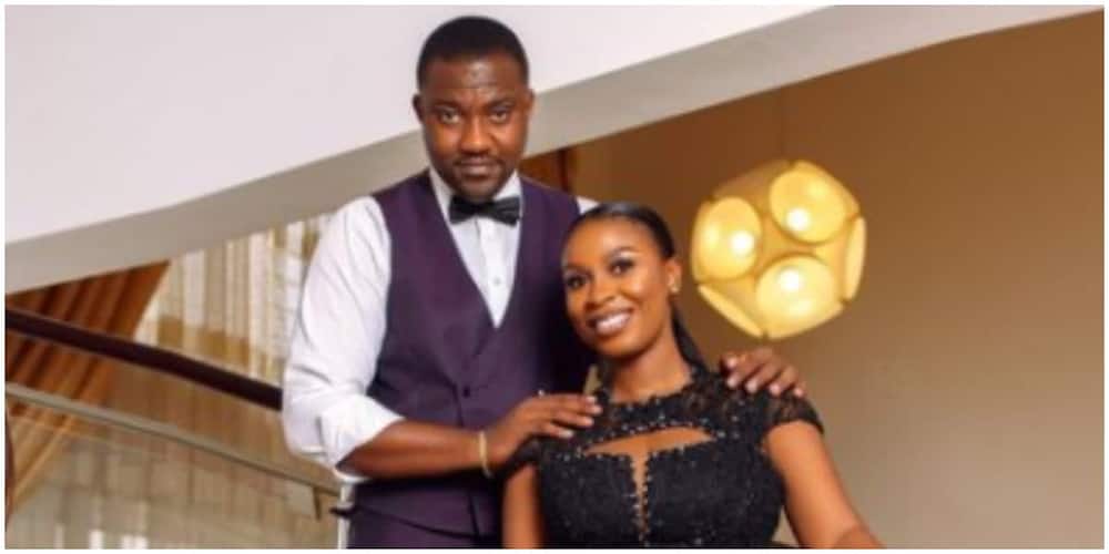 John Dumelo and his wife