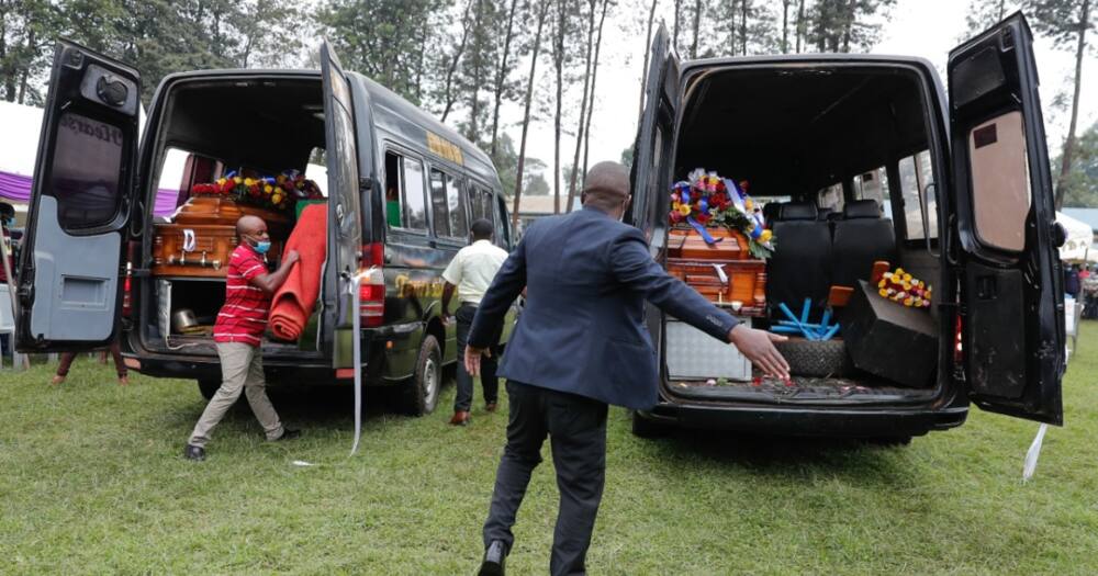 Kianjokoma brothers Benson Njiru and Emmanuel Mutura were buried in Embu.