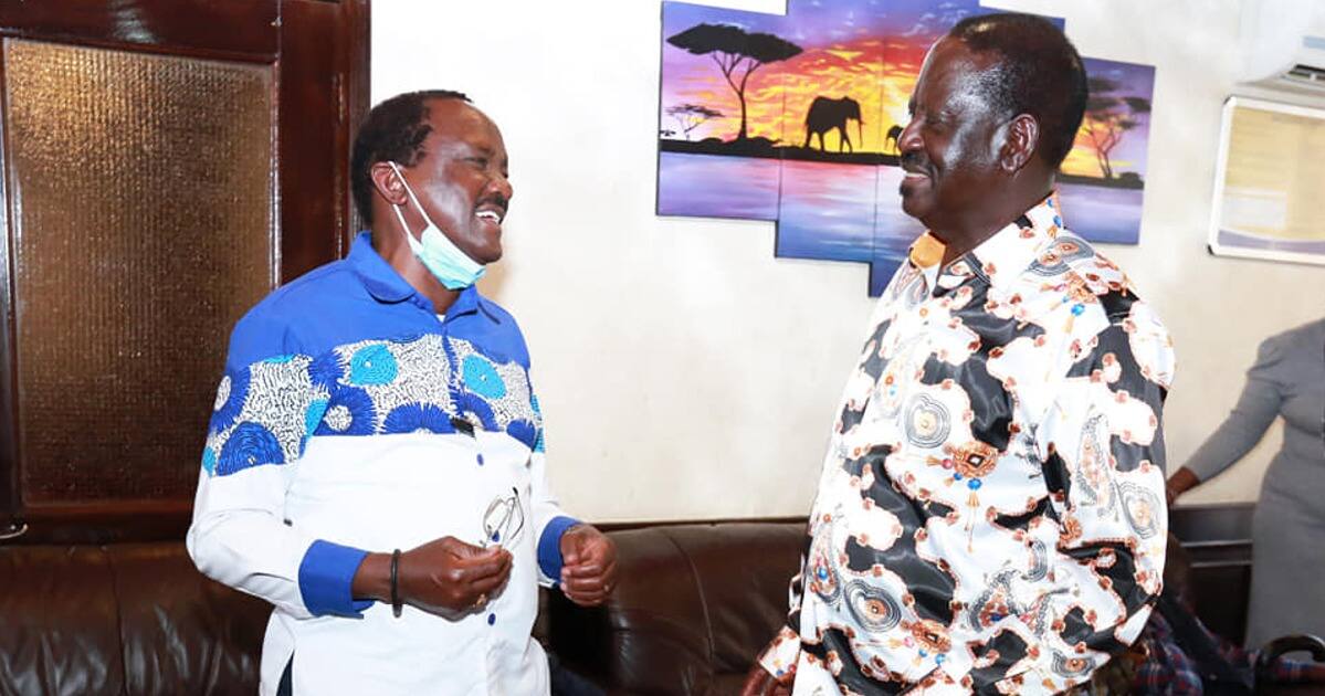 Tough Options For Raila Odinga, Kalonzo Musyoka As Ruto's Bottom-Up ...