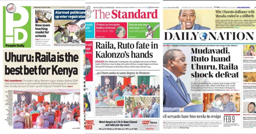 Kenyan Newspapers Review For January 26.