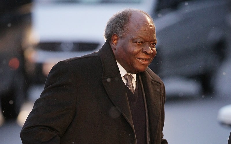 Mwai Kibaki, Kenya's third president.