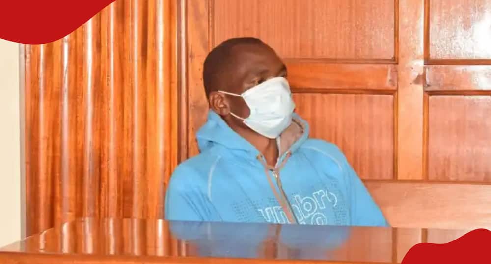 George Onyango Mtere sits in court