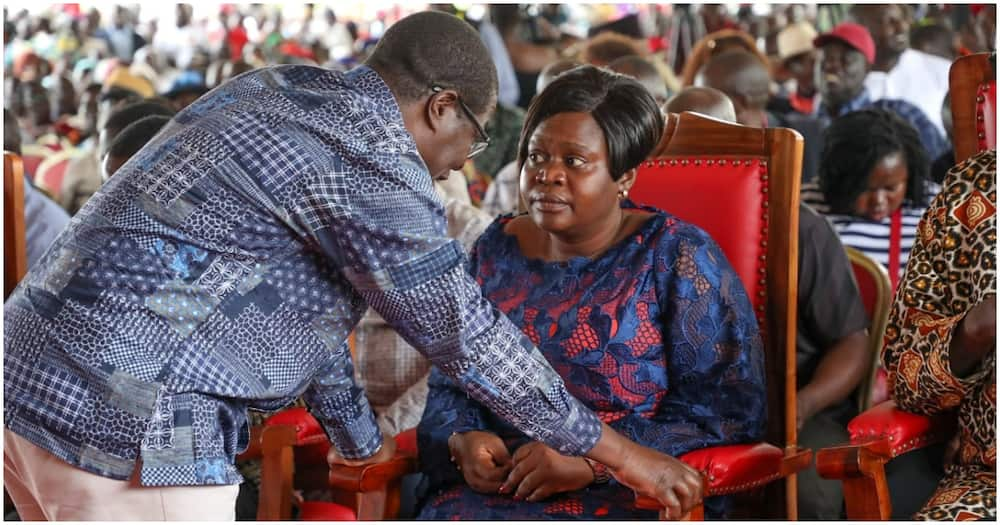 Gladys Wanga and Opiyo Wandayi