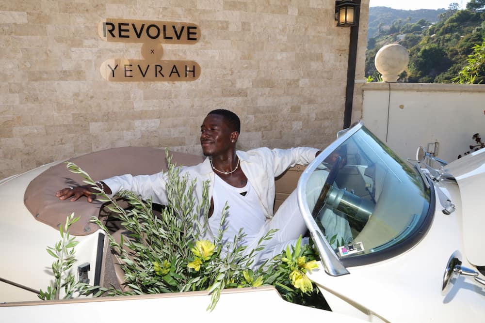 Damson Idris attends as Lori Harvey partners with REVOLVE to launch her new brand, Yevrah Swim