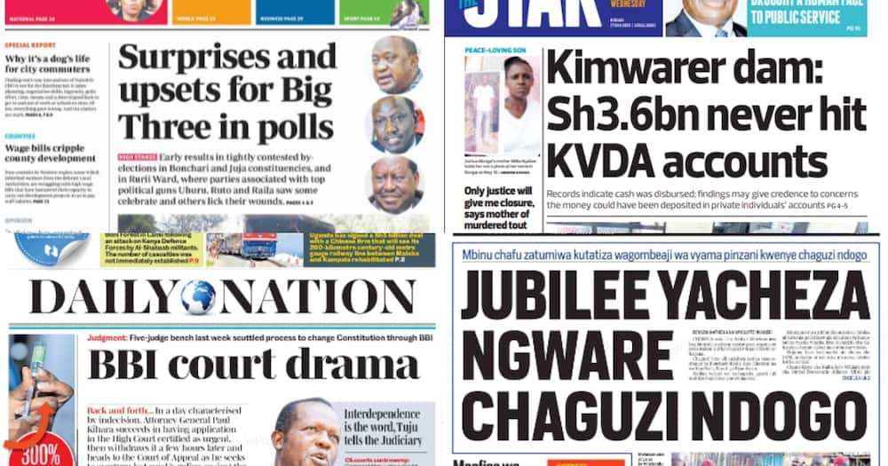 Newspapers Review for May 19: Matiang'i Uses Bonchari By-Election to Gauge Political Muscle Ahead of 2022