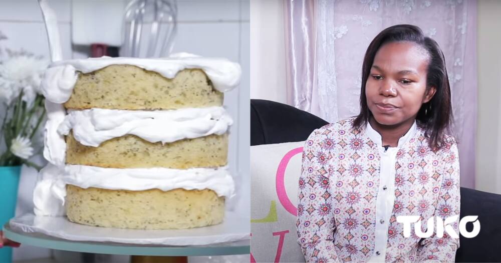 Flora now runs the cake business as a side hustle.