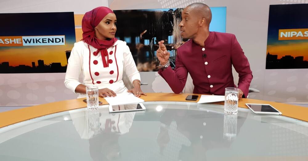 Kenyan TV couple Lulu Hassan and Rashid Abdalla.