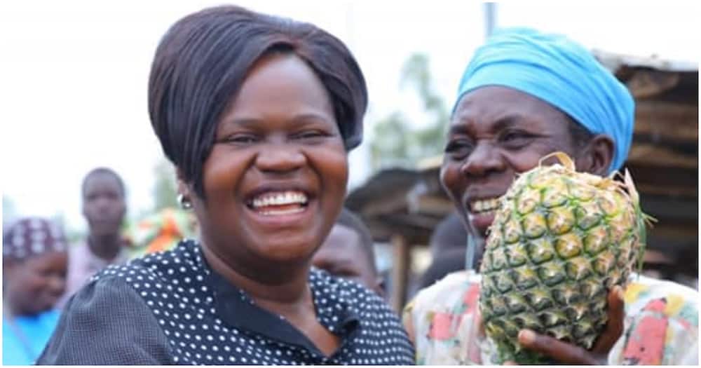 Gladys Wanga pledged to improve agriculture in Homa Bay.