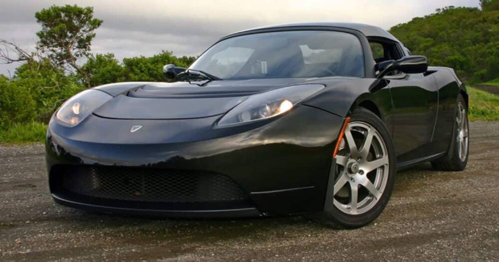 tesla roadster, sports car, american, convertible