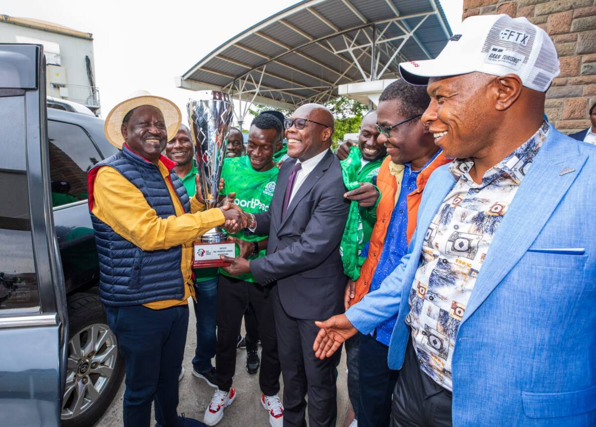 Raila Odinga Jets Back Ahead Of Highly Anticipated Azimio Rally At ...