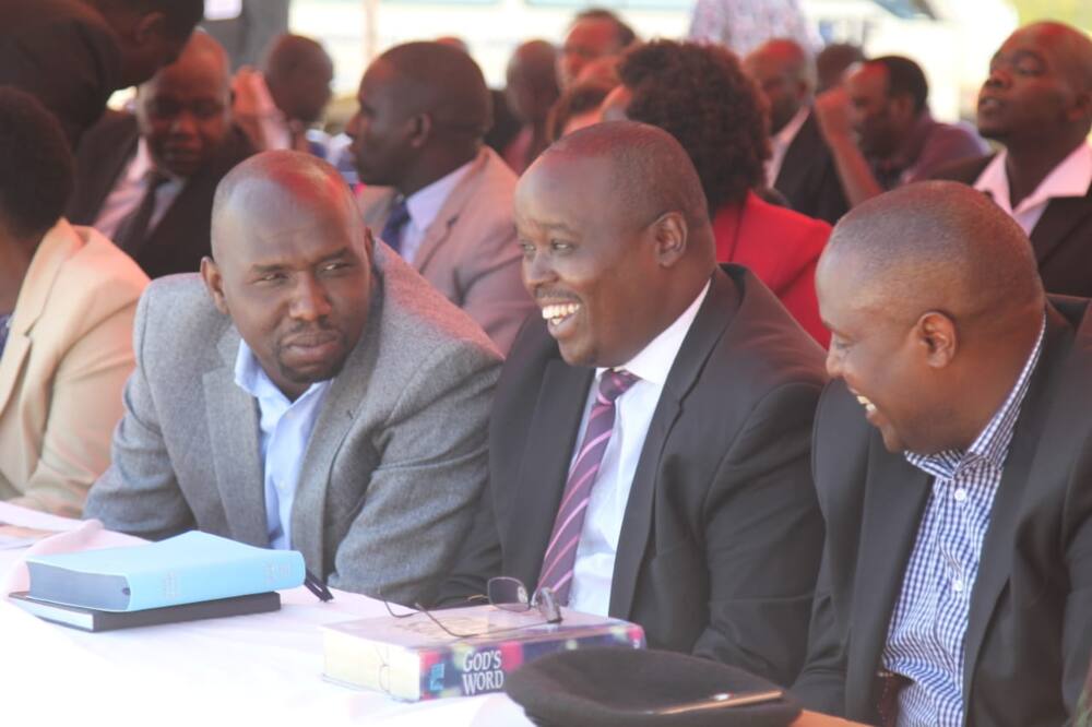 Jubilee MP left speechless after being declared unwanted in his constituency as IG Boinnet watches