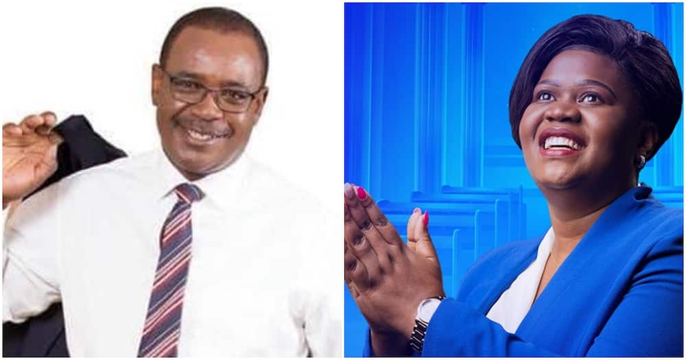 Homa Bay gubernatorial candidates Evans Kidero and Gladys Wanga.