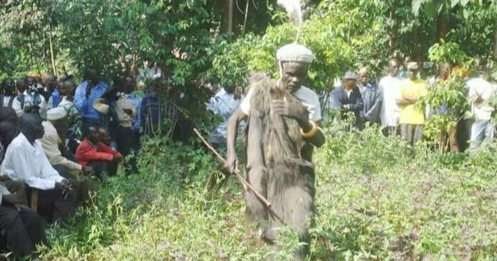 A Bukusu traditional elder. Photo: Photo: Bungoma Department of Gender Culture and Sports.