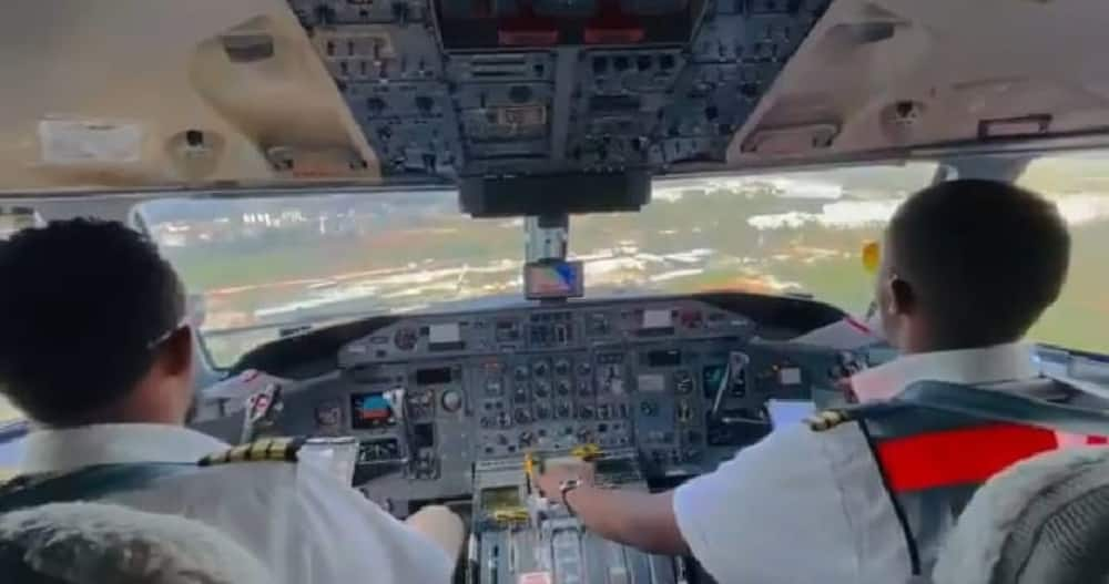 Smooth Landing: Kenyan Pilot Shares Incredible Footage From Inside Cockpit as Plane Lands