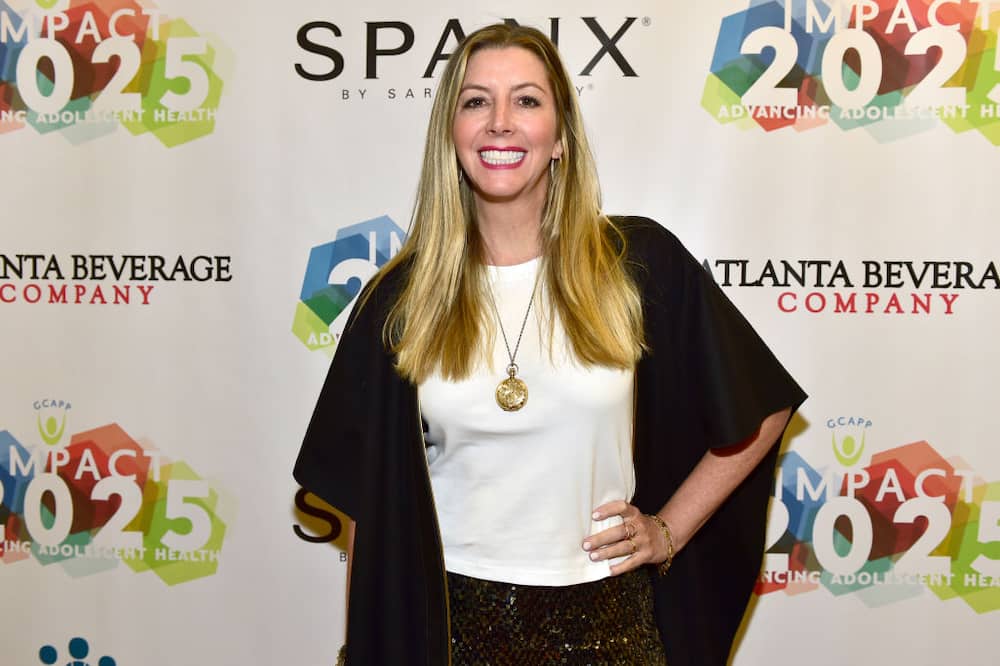 Sara Blakely, Spanx founder and business icon, attends an event hosted by Jane Fonda & Friends to launch an initiative for her Georgia-based charity to impact 300,000 youth on October 28, 2021 in Atlanta, Georgia.