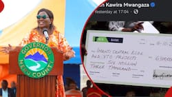 Kawira Mwangaza's Erroneous Dummy Cheque Raises Eyebrows: "It Will Bounce"