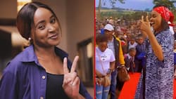 Citizen TV Actress Becky Receives Heroic Welcome from School Kids During Surprise Visit