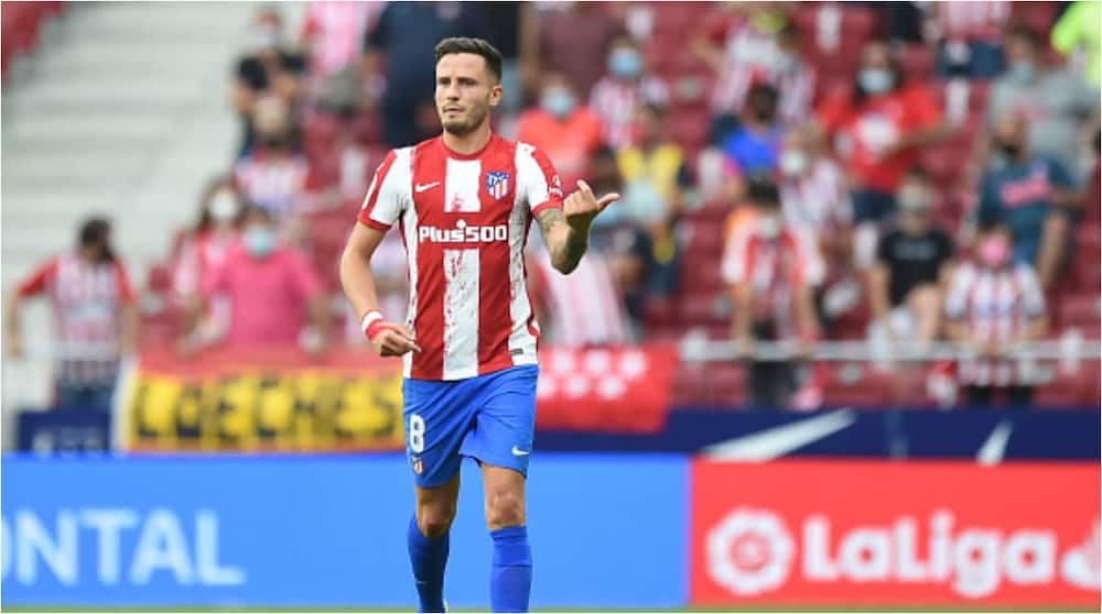 Saul Niguez while in action for Atletico Madrid. Photo: Getty Images.