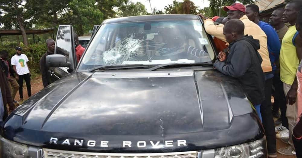 Nicholas Gumbo's car.