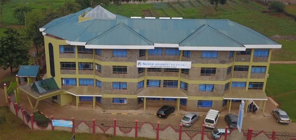 Aerial view of the Nairobi Adventist Hospital