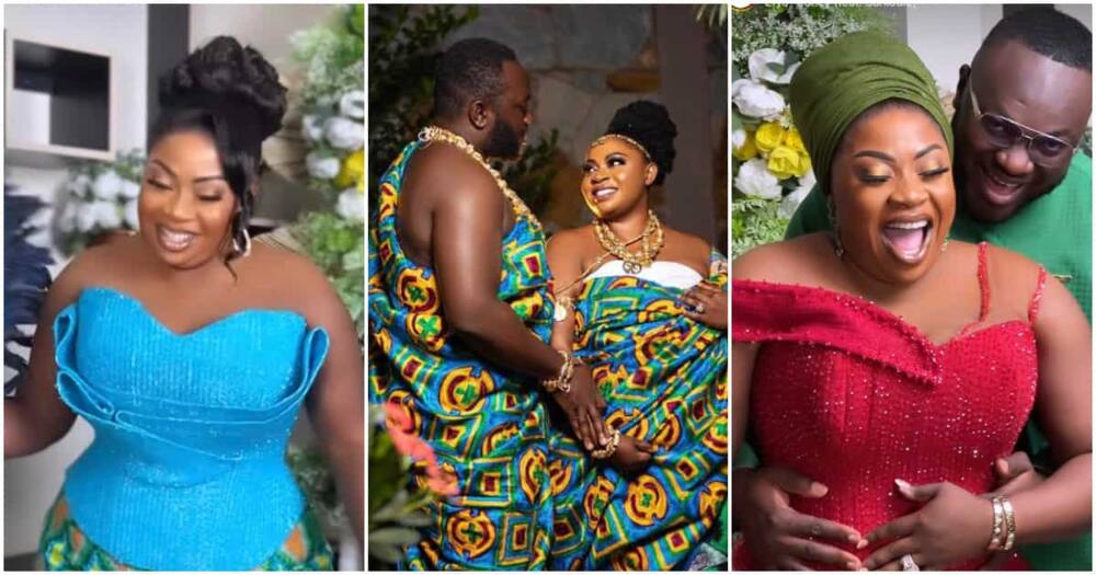 Beautiful Plus-Size With Hourglass Figure Shows Off Dance Moves In Corseted Kente Gown