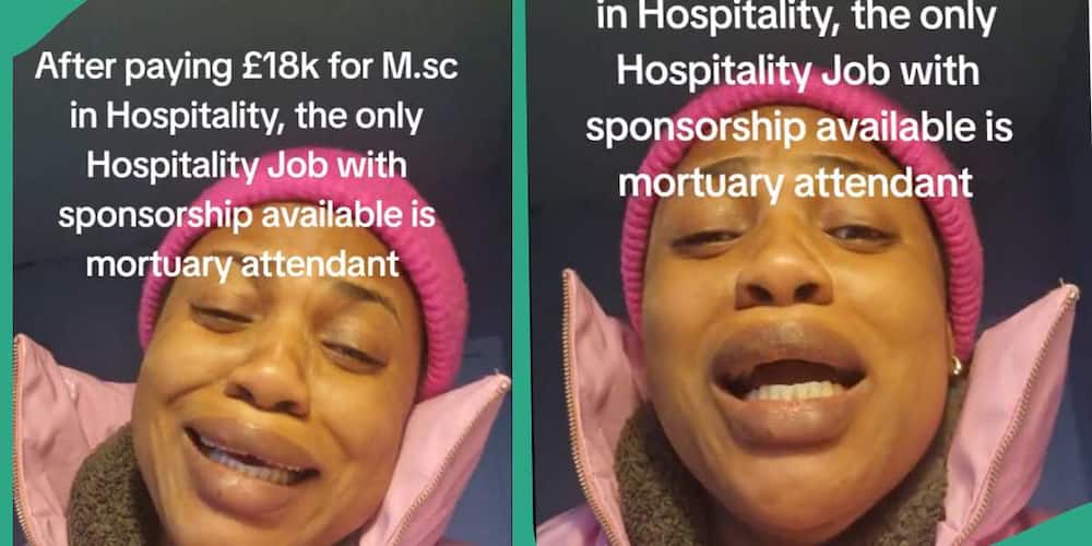 Lady living in the UK cries out over job scarcity.