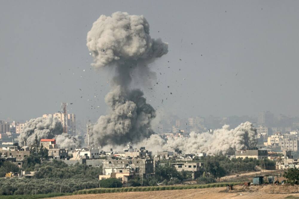 Israel has bombarded targets in the Gaza Strip for more than two weeks since Hamas's deadly cross-border attacks on October 7 and is poised for a widely anticipated ground offensive