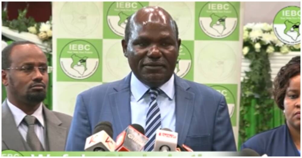 IEBC chair Wafula Chebukati.