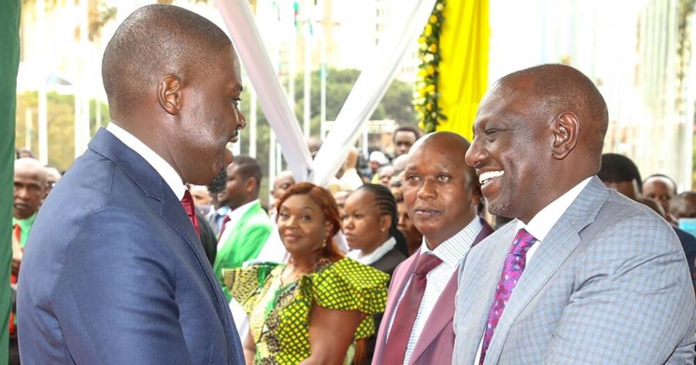 William Ruto said his administration will work together with all the county governors.