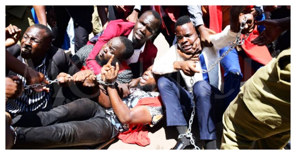 The students were arrested in Kampala.