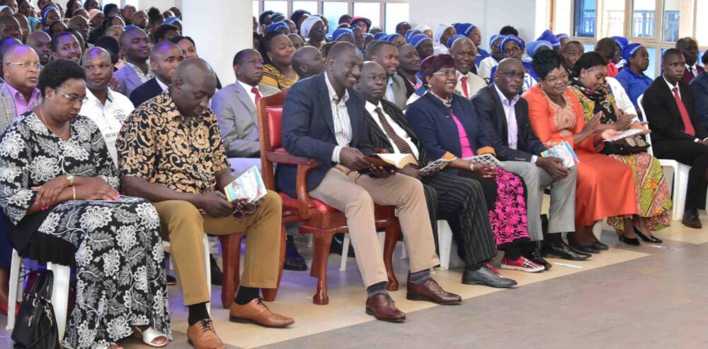 Defiant Malindi MP Aisha Jumwa attends church service with DP Ruto days after being freed on bail