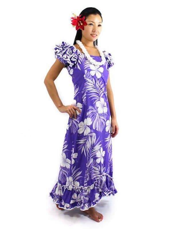 Rain White Maxi Hawaiian Dress - Comfortable Tube Bodice A-Line Shape –  Lavahut