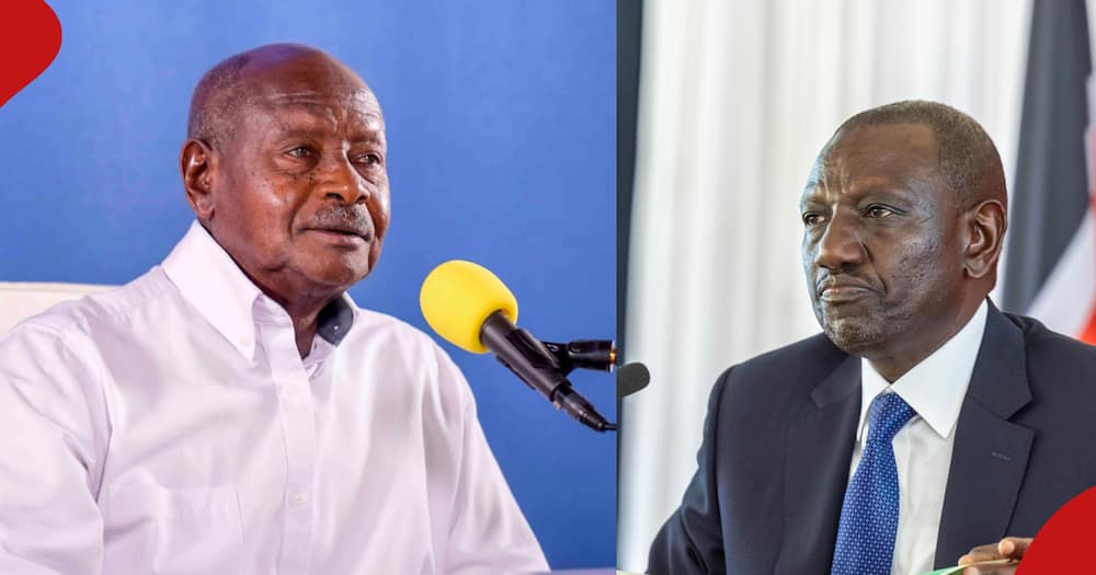 Yoweri Museveni and William Ruto
