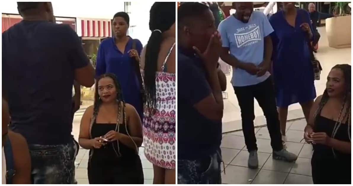 Woman proposes to boyfriend of 2 months while queuing for food