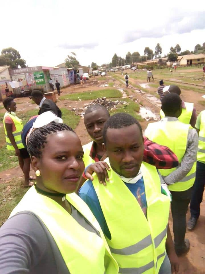 Spirit of Easter: Jua Kali traders clean Kitale town during festive season