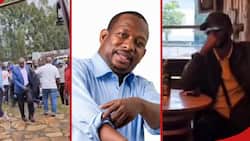 Mike Sonko Calms Down Rowdy Crowd Allegedly Trying to Get Physical with Andrew Kibe