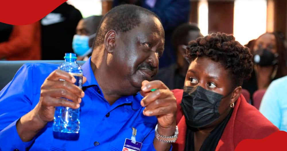 Raila Odinga and Winnie Odinga