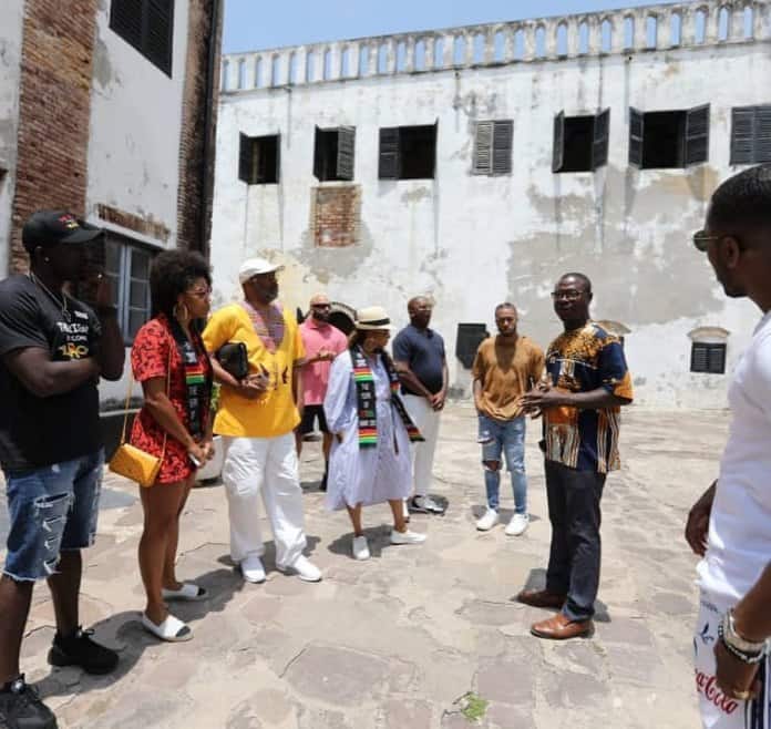 Reality TV star Steve Harvey breaks down after visiting Ghana's slave castles