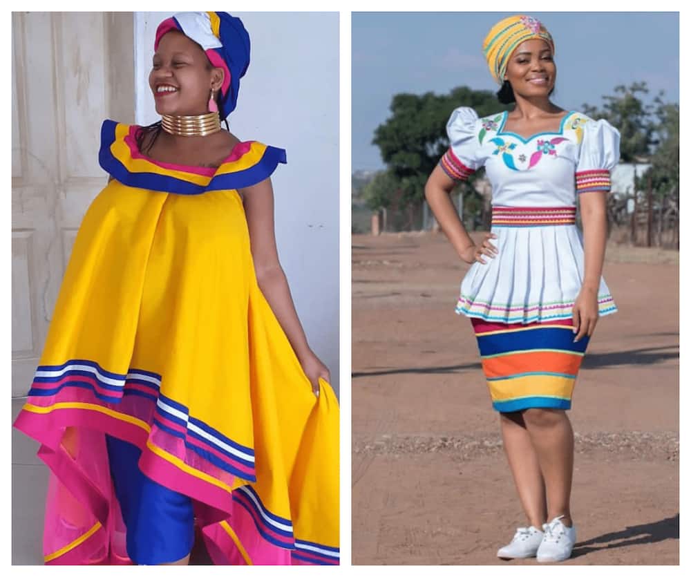Traditional dress comes with doek.
