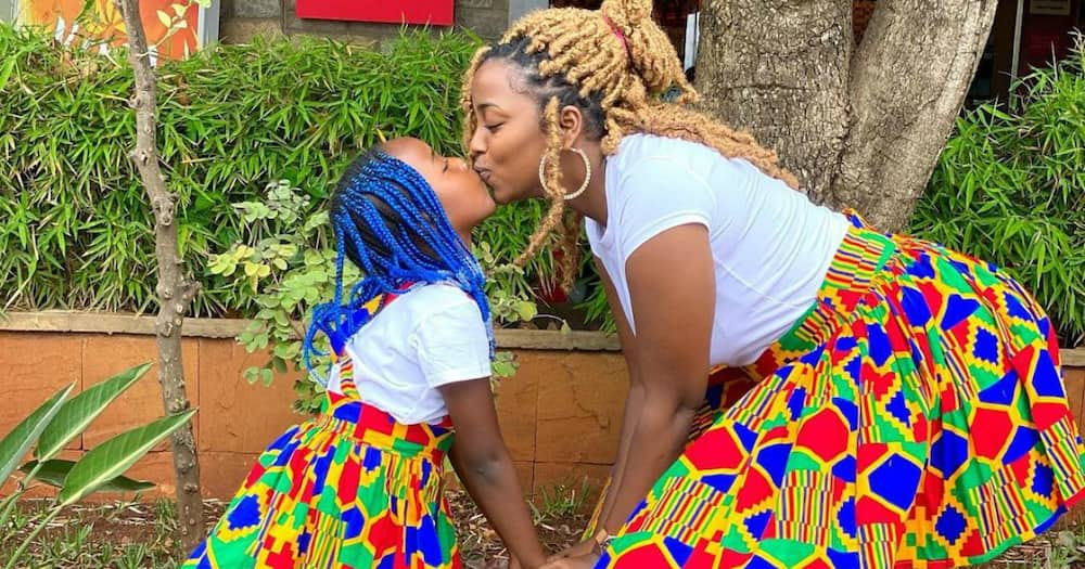 Matubia, daughter share adorable mommy-daughter moment rocking matching outfits