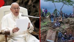Pope Francis Leads Leaders in Praying for Flood Victims in the Country