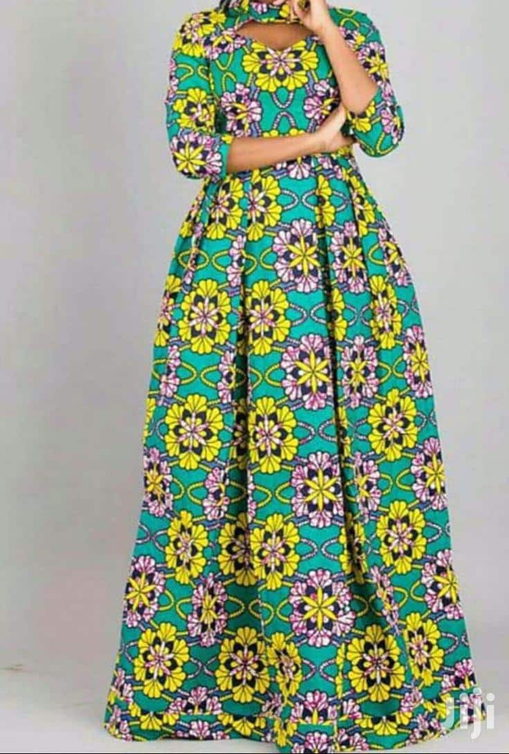 Kitenge fashion long on sale dresses