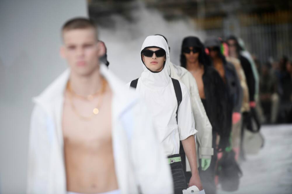 Designer Matthew Williams channeled the vibe of California streetwear for his first menswear show for Givenchy