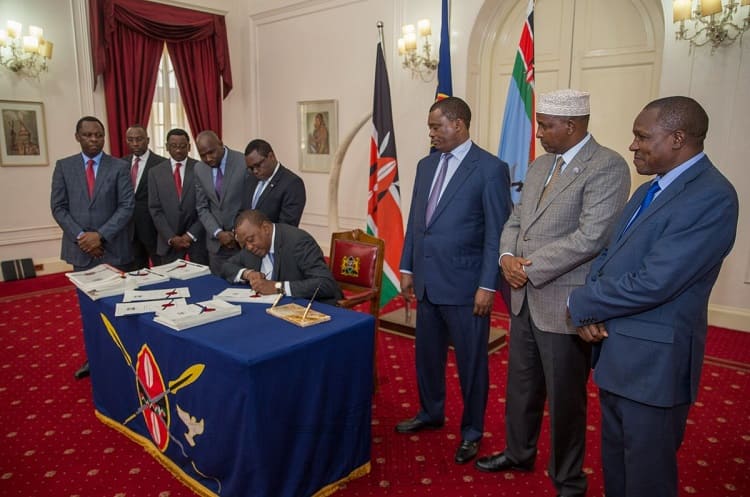 Uhuru signs into law Bill that will see towns with 250K population become cities