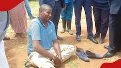 Machakos: MCA in Tears After Breaking His Leg While Resisting Arrest by County Inspectorate